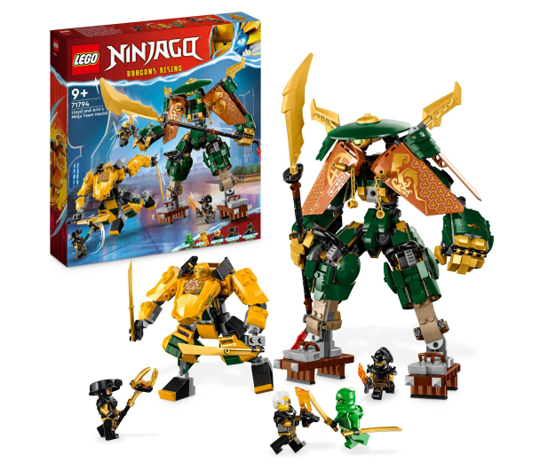 LEGO Ninjago 71794 Drużyna mechów ninja Lloyda i Arina - 1141575 - zdjęcie 2